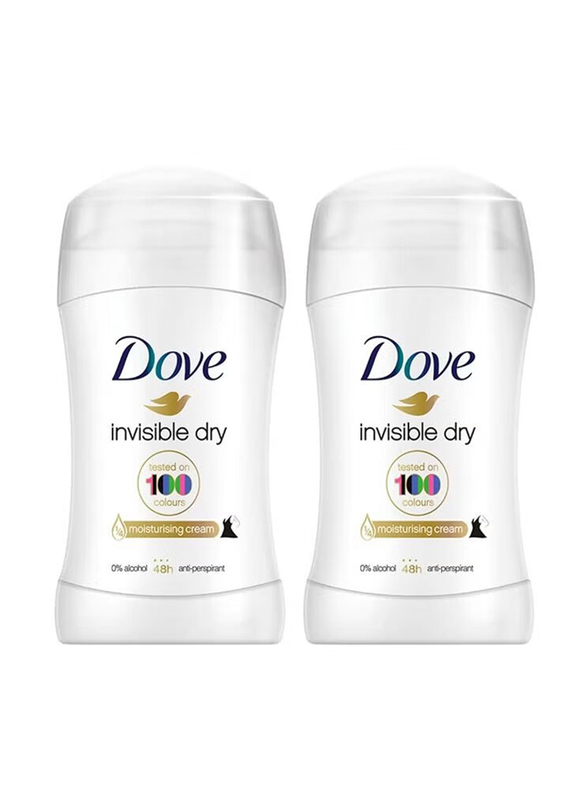 Dove Invisible Anti-Perspirant Dry Stick Deodorant, 14g, 2 Piece