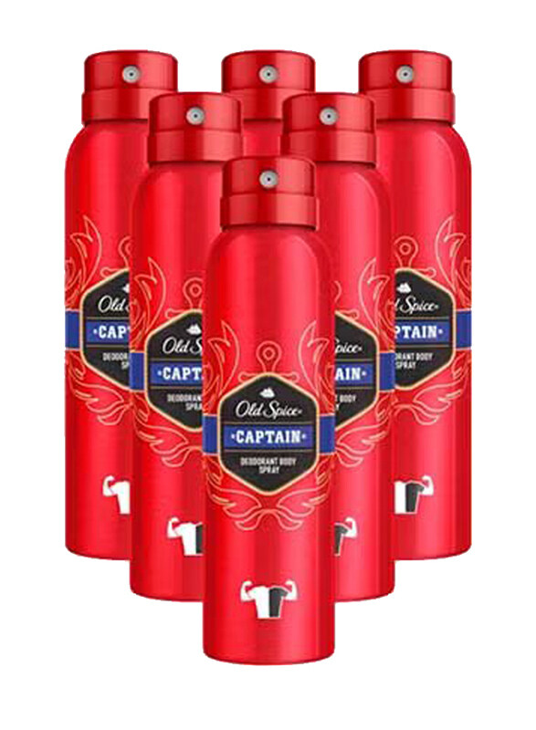 

Old Spice Captain Deodorant Stick, 150ml, 6 Pieces