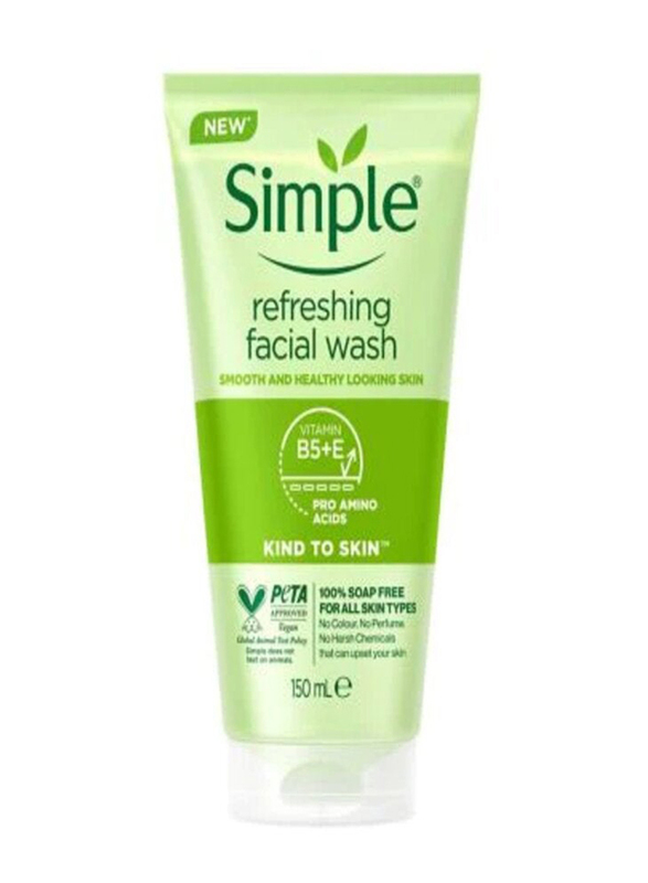 

Simple Refreshing Facial Wash Gel, 150ml