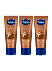 Vaseline Cocoa Radiant Hand Cream, 3 x 75ml