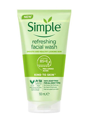 Simple Refreshing Facial Wash Soap Free for All Skin Types, 150ml
