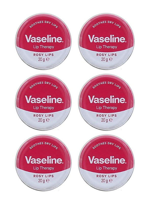 

Vaseline Lip Therapy Rosy Lips, 6 x 20gm
