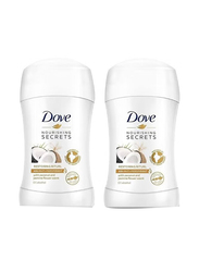 Dove Nourishing Secrets Restoring Ritual Antiperspirant Stick, 40g, 2 Pieces