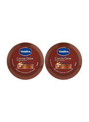 Vaseline Cocoa Glow Body Cream with Pure Cocoa Butter, 2 x 75ml