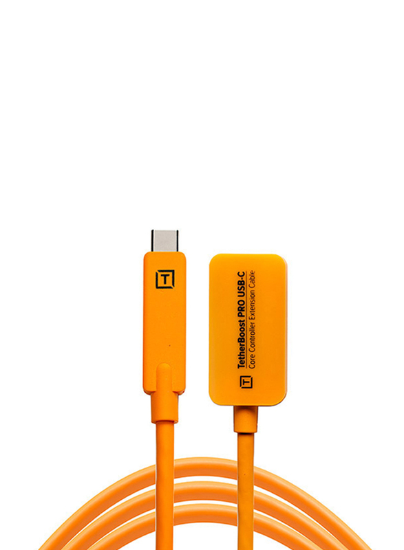 Tether Tools TetherBoost Pro USB-C Core Controller Extension Cable, Orange