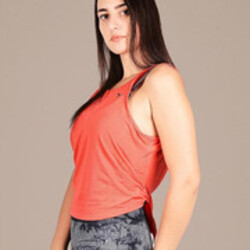 BreezyBack Tie back Tank Top - Red Red M