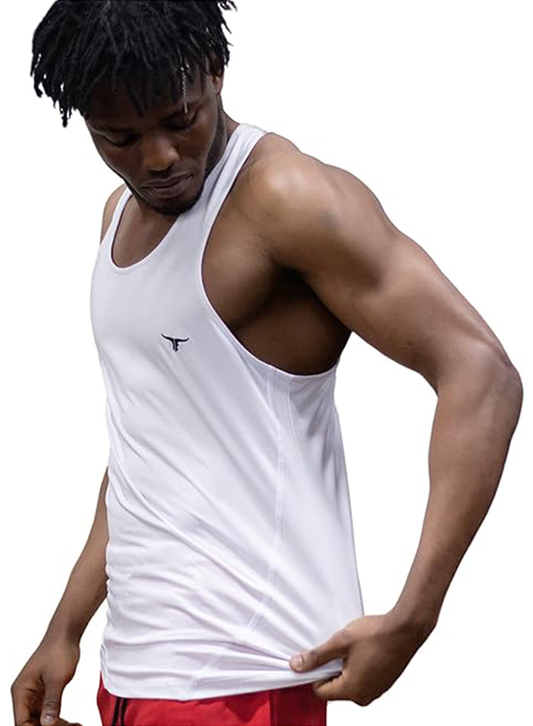 Slim fit tank top hot sale mens