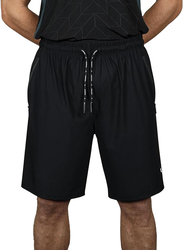 Thugfit ActivePulse Performance 11" Inseam Shorts for Men, Black, Large