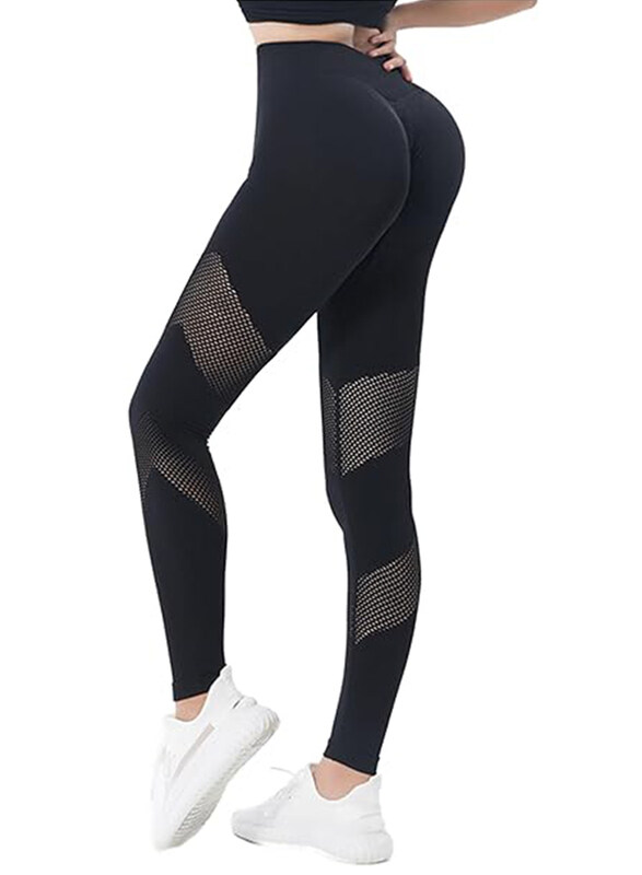 

Thugfit SpinFit High Waist Leggings for Women, Black, Small