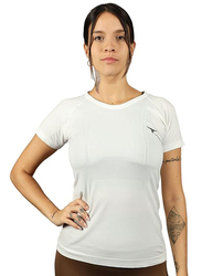 Thugfit Vortex Tee T-shirt for Women, White, Extra Small