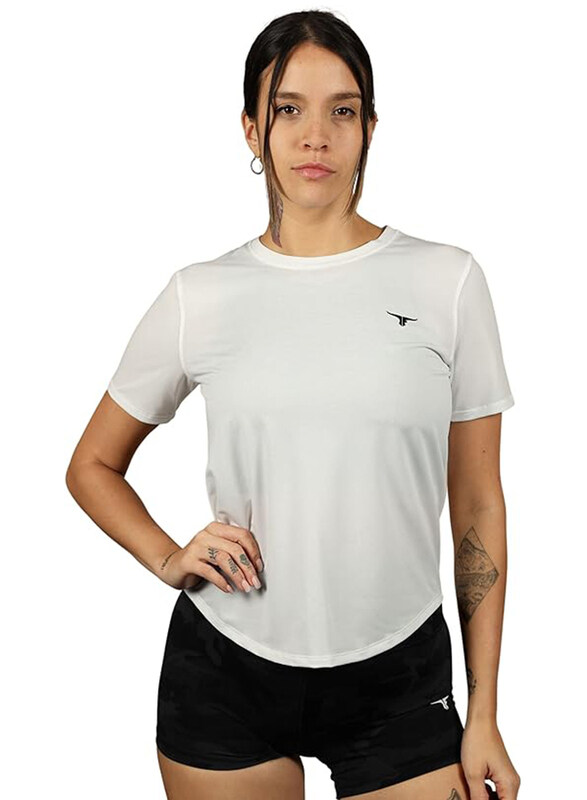 

Thugfit Whirlwind T-shirt for Women, White, Double Extra Small