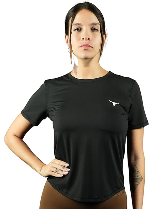 Thugfit Whirlwind T-shirt for Women, Black, Small