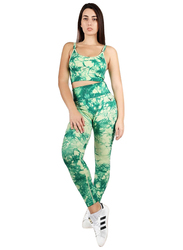 Thugfit FunkyHues Performance-Stride Fitness Suit, Medium, Green