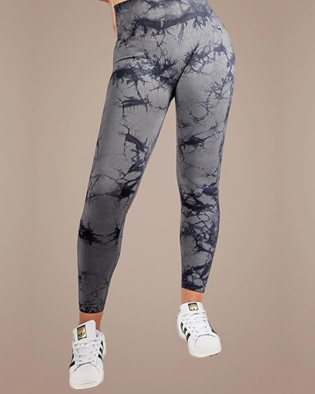 THUGFIT FunkyHues Performance-Stride Fitness Leggings - Green