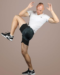 Thugfit 9" Inseam Fitflex Shorts for Men, Green, Medium