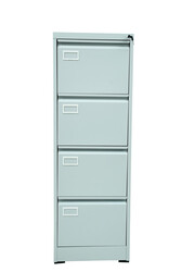 Uno- 4 Drawer Vertical Filing Cabinet Fully Featured, UNOVFC04G, Size: H132xW46.5xD62cm, Color: Grey, Medium Duty for Organize Your Space Efficiently, mostly used office, Home, Hospital workspaces