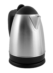 iSonic 2.5L Stainless Steel Electric Kettle with Concealed Heating Element, IK 512, Black/Silver