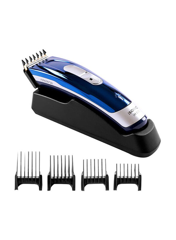 

Isonic Rechargeable Hair Trimmer, 20cm, IH 831, Blue/Silver