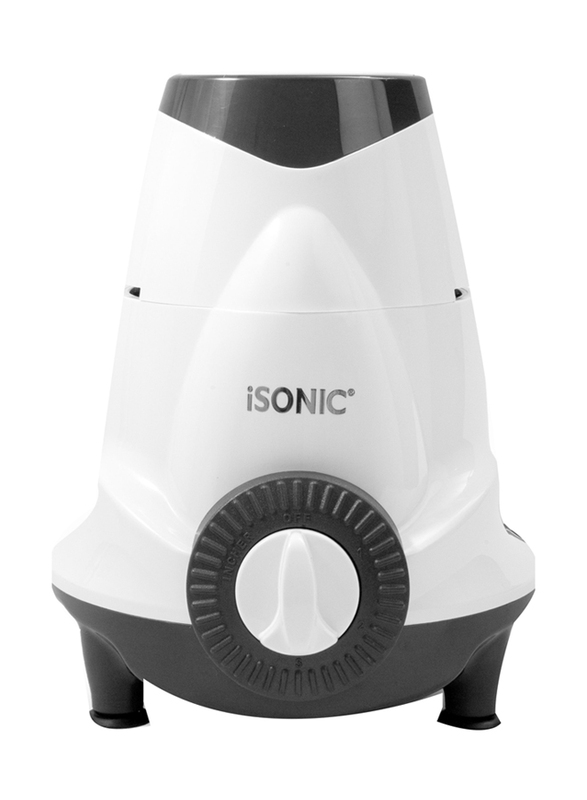 iSonic 1.5L 2-in-1 Mixer Grinder with Powerful Motor and Smart Sensor Technology, 550W, IB 706, Grey/Silver
