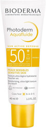 BIODERMA Photoderm MAX Aquafluide SPF 50+ Dry Touch Mat Finish Sunscreen Light Tint, 40 ml