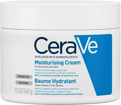 CeraVe Moisturizing Cream with Hyaluronic Acid and Ceramides Fragrance Free  340 g