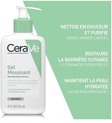 CeraVe Foaming Facial Cleanser for Normal to Oily Skin 236ml