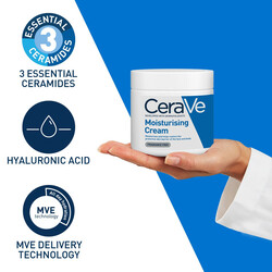 CeraVe Moisturizing Cream with Hyaluronic Acid and Ceramides Fragrance Free  340 g