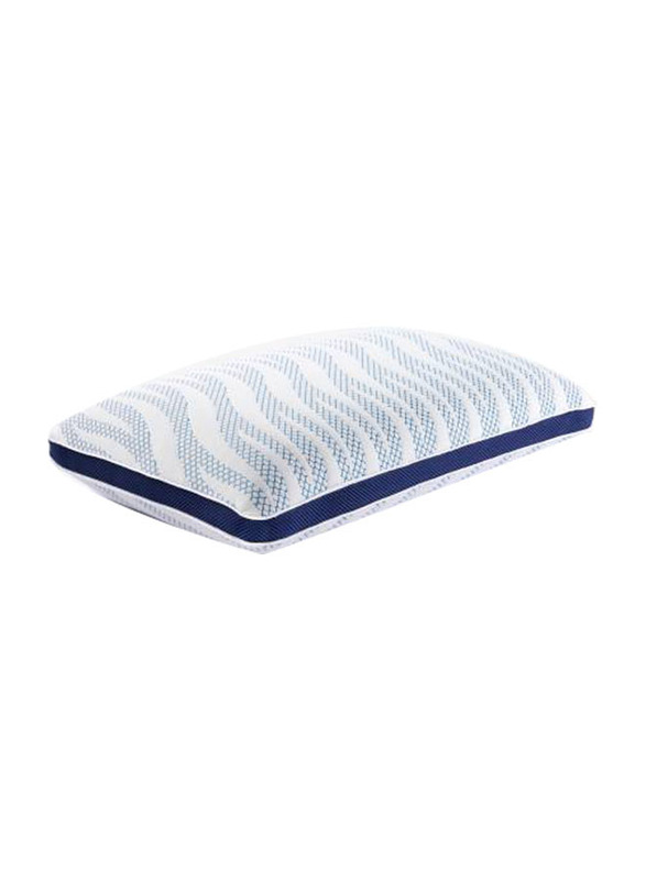 Sleepwell Anti-Microbial Technology Impression Regular Molded Foam Pillows for Pain free Head & Neck Support, 66 x 46 x 13cm, White