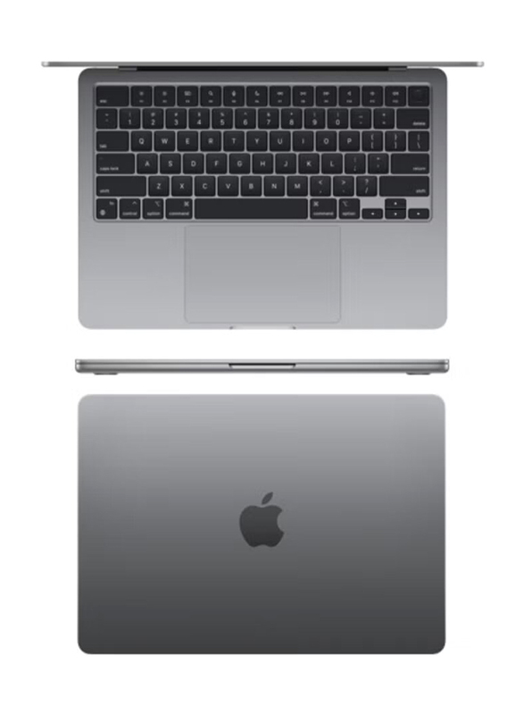 Apple MacBook Air Laptop, 13.6" FHD Retina Display, Apple M2 Chip Upto 8-Core CPU & 8-Core GPU, 256GB SSD, 8GB RAM, Integrated Graphics, EN KB, macOS, MLXW3, Space Grey, Int. Version