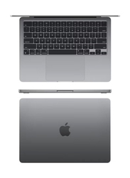 Apple MacBook Air Laptop, 13.6" FHD Retina Display, Apple M2 Chip Upto 8-Core CPU & 8-Core GPU, 256GB SSD, 8GB RAM, Integrated Graphics, EN KB, macOS, MLXW3, Space Grey, Int. Version