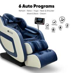 JC BUCKMAN IndulgeUs Full Body Massage Chair with 6 Auto Programs, full body airbags, 2 levels of Zero Gravity, Hip & Seat Massage and Bluetooth speakers with 2 Years Warranty