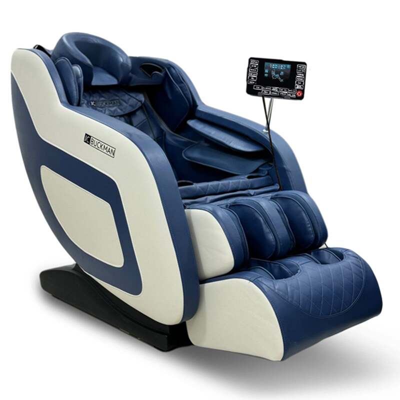 JC BUCKMAN IndulgeUs Full Body Massage Chair with 6 Auto Programs, full body airbags, 2 levels of Zero Gravity, Hip & Seat Massage and Bluetooth speakers with 2 Years Warranty