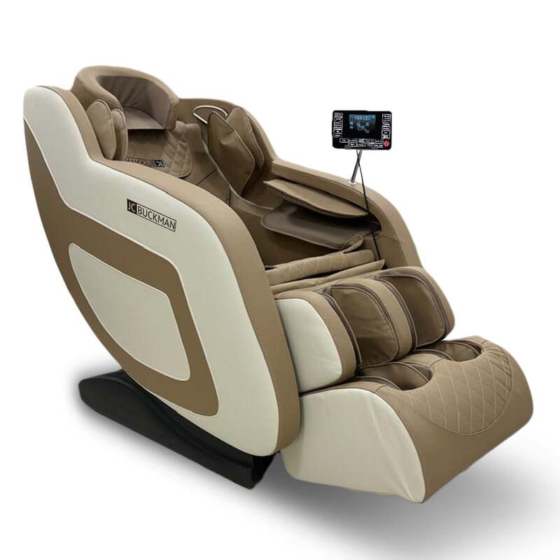 JC BUCKMAN IndulgeUs Full Body Massage Chair with 6 Auto Programs, full body airbags, 2 levels of Zero Gravity, Hip & Seat Massage and Bluetooth speakers with 2 Years Warranty