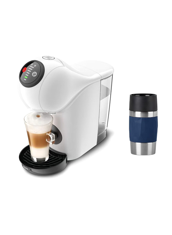 

Nescafe 0.8L Dolce Gusto Genio S Coffee Capsule Machine with 0.3L Emsa Travel Mug, 1500W, KP2401/N2160800, White/Blue