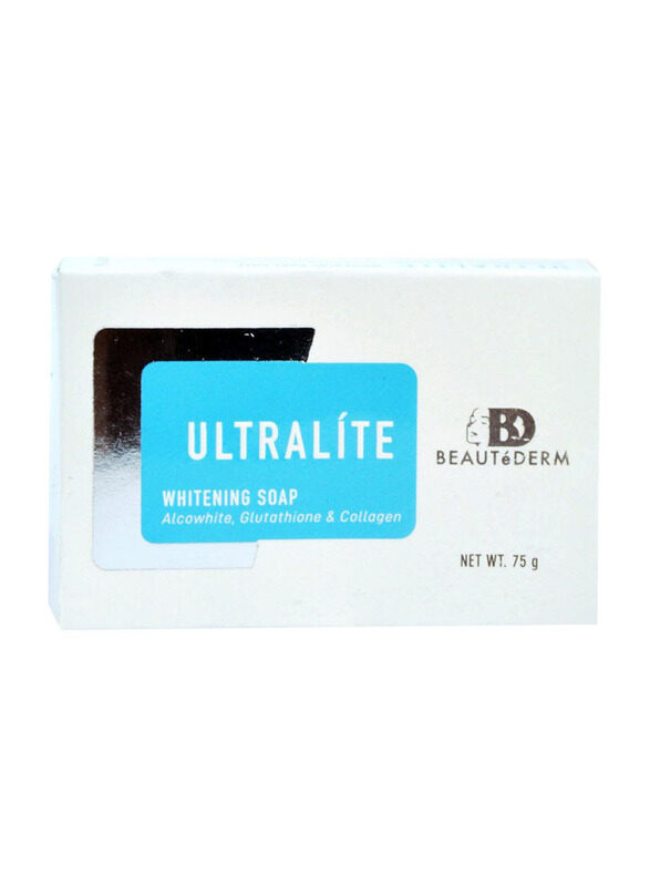 

Beautederm Ultralite Whitening Soap, White, 75gm