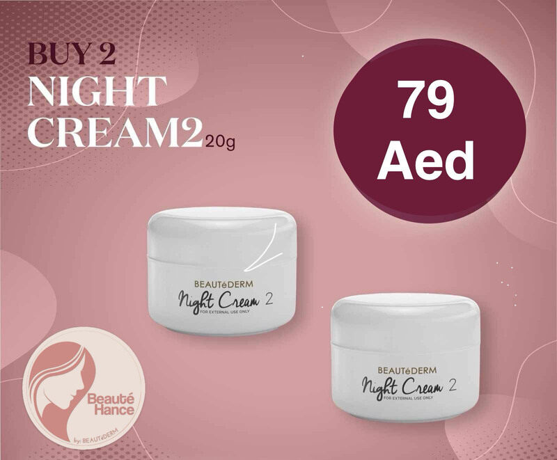 

Beautederm Night Cream 2, 2 x 20g
