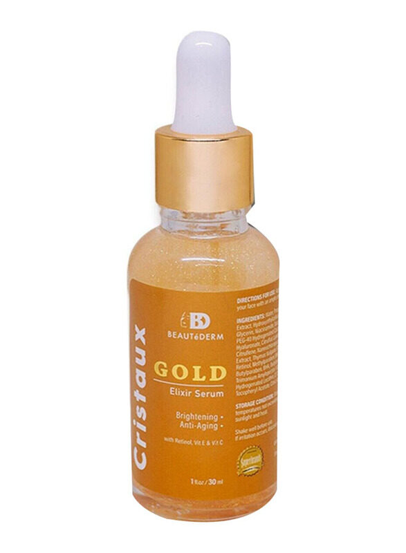 Beautederm Cristaux Gold Elixir Serum, 30ml