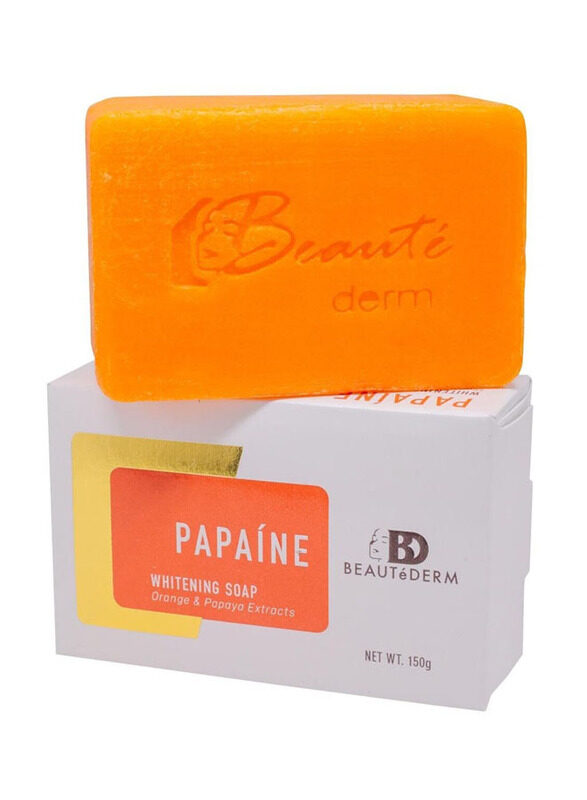 

Beautederm Papaine Whitening Soap, Orange, 150gm