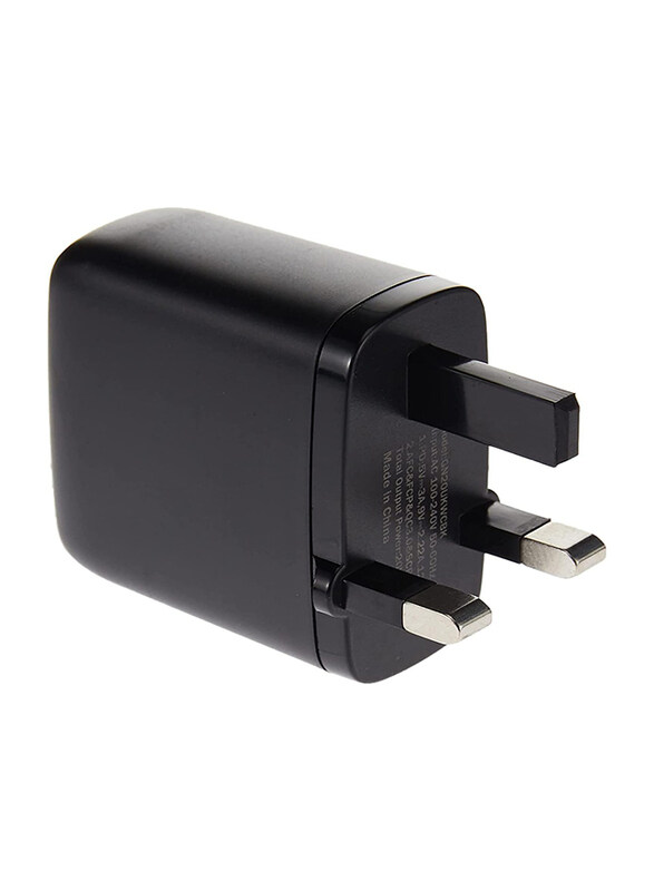 

Green Type-C Port Wall Charger, 20W, Black