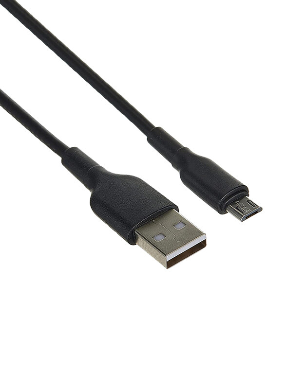 Green Lion 1.2-Meter PVC Micro-B USB Cable, Micro-B USB to USB Type A, Black