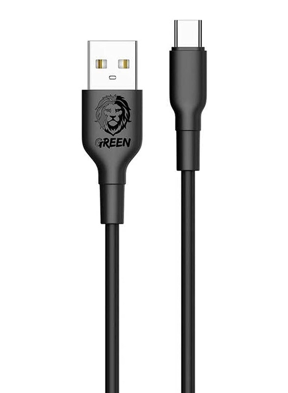 

Green Lion 3-Meter USB Type-C Charging Cable, USB Type-C to USB Type A, Black
