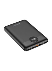 Porodo 10000mAh Super Slim Fast Charging Power Bank, PD-PBFCH006-BK, Black