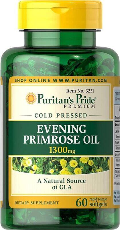 

PURITANS PRIDE EVENING PRIMROS OIL 1300MG 60S