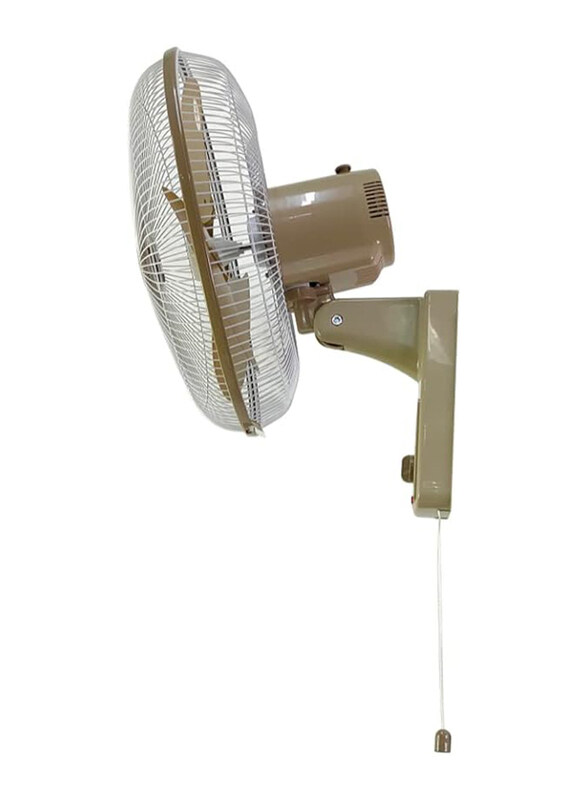 Khind Pedestal Stand Fan with Remote Control, 16 inch, WF1601M, Gold/Mocha