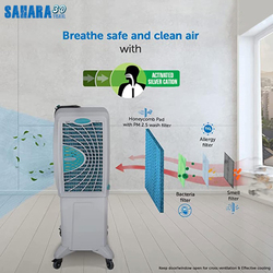 Khind Sahara 3D Air Cooler, 115L, Grey