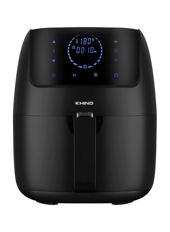 Khind 3.5L Air Fryer, Digital Display with Touch Control, 1400W, ARF3000, Black