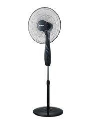 Khind 3 Speed Manual Control Stand Fan, 16 inch, SF163T, Black