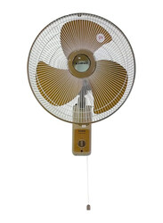 Khind Pedestal Stand Fan with Remote Control, 16 inch, WF1601M, Gold/Mocha