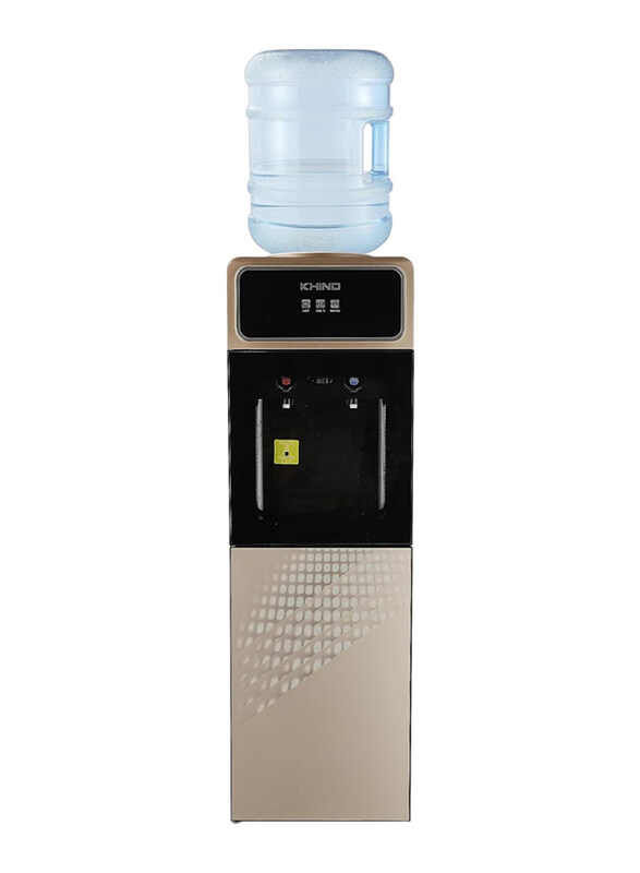 Khind 7L Top Loading Water Dispenser with Child Lock and Low Water Indicator, WD3TGFR, Gold/Black