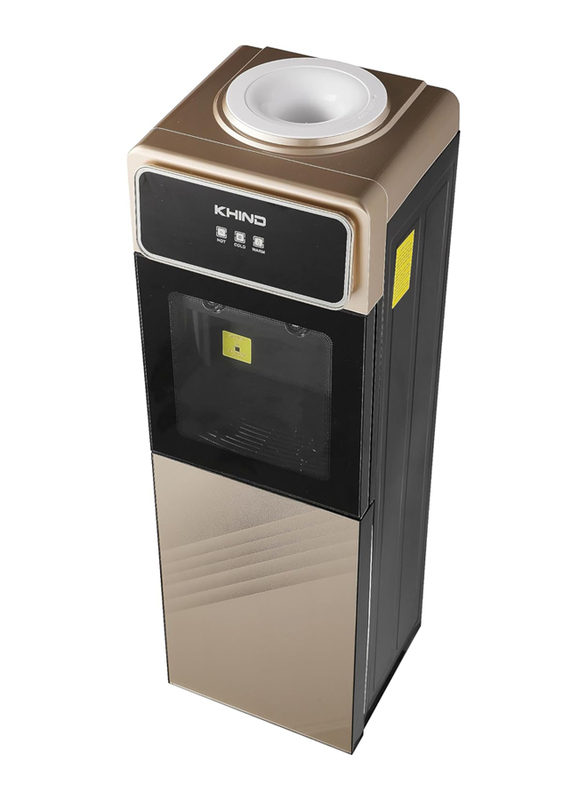 Khind 7L Top Loading Water Dispenser with Child Lock and Low Water Indicator, WD3TGFR, Gold/Black